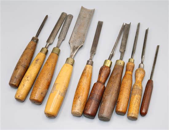 Quantity of chisels